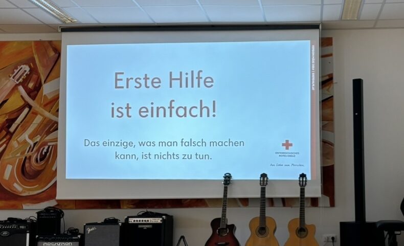 Eindrücke vom Erste Hilfe-Kurs
